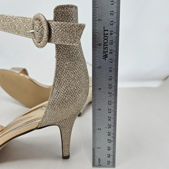 Shoeland High Heels Womens Sz 10 Ambrosia Rose Gold Sparkles Wedding Formal - Picture 11 of 11